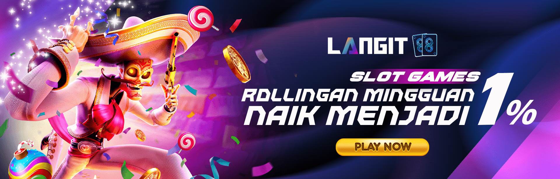 BONUS ROLLINGAN NAIK MENJADI 1%